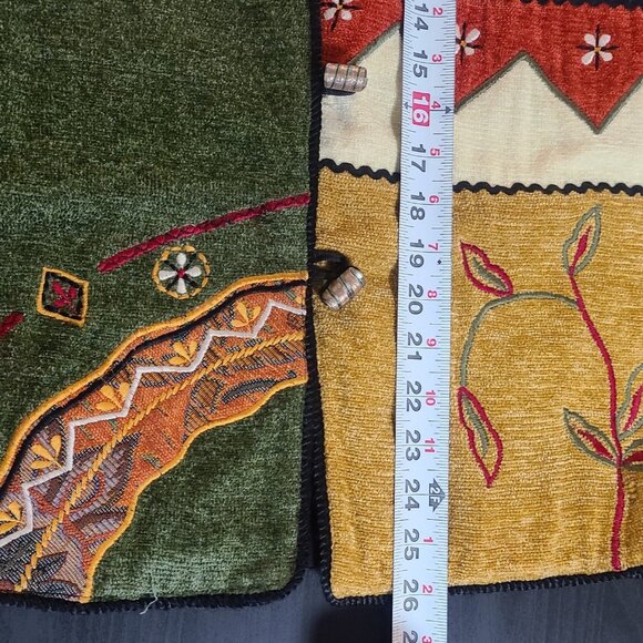 Vintage Daniel K New York USA Sweater Jacket Abstract Granny Art to Wear Large - Picture 5 of 11